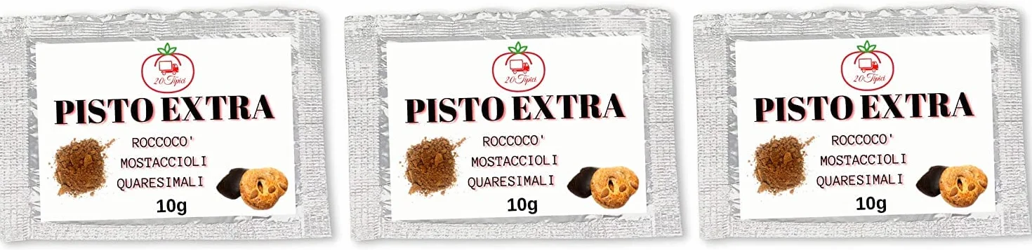 Pisto Per Roccocò E Mostaccioli 30g - Mix di Spezie per Dolci Pan di Zenzero, Muffin, Plum cake - Cannella, Noce Moscata, Chiodi di Garofano, Coriandolo