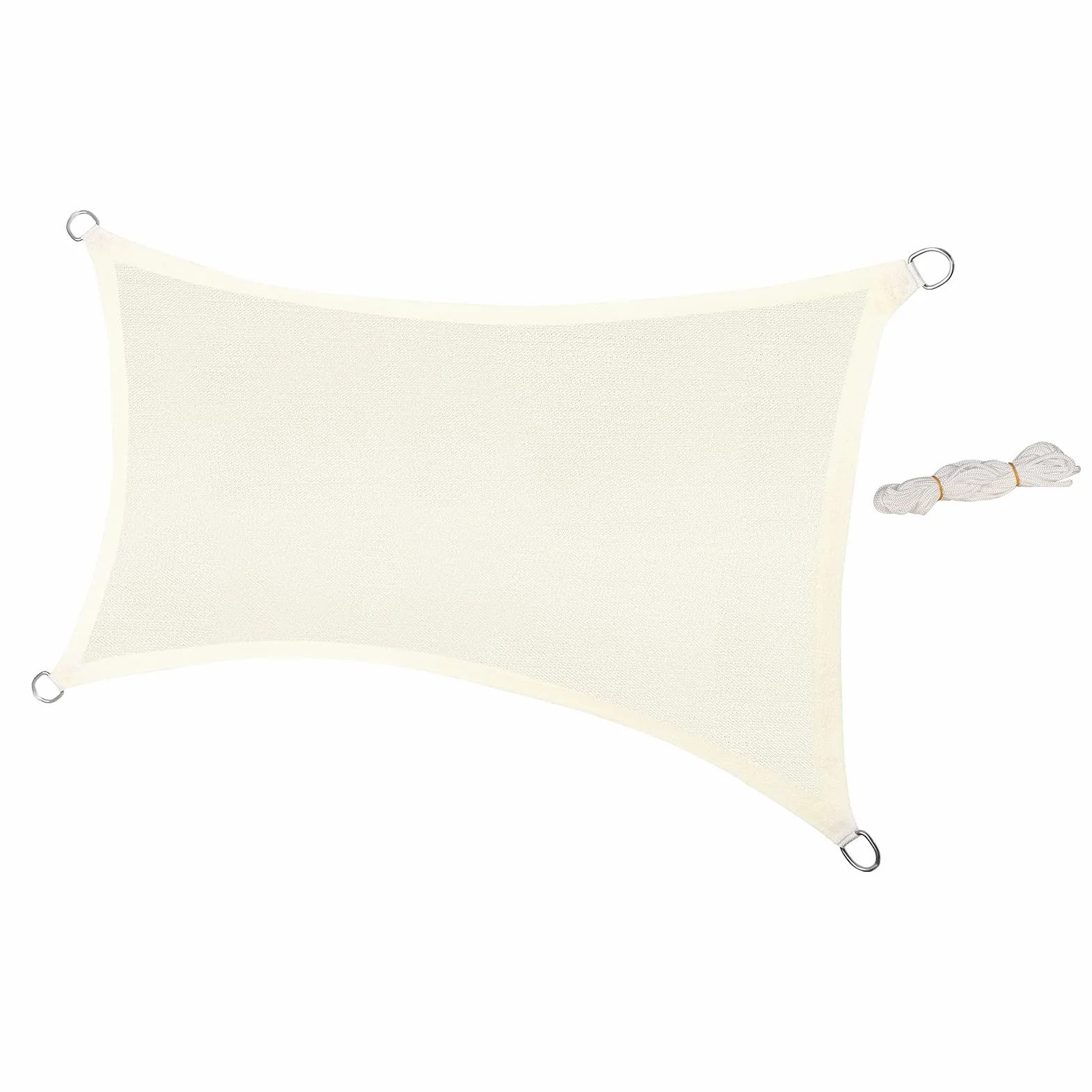 Laneetal Vela Ombreggiante Idrorepellente, Telo Parasole in HDPE Anti UV 95% Protezione Tenda da Sole per Esterno, Tenda Parasole Rettangolare,Quadrato per Giardino, Balcone, Piscina