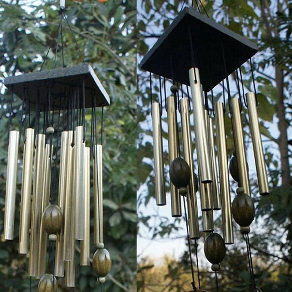 Campana a vento, 1 campana a vento, in rame, per esterni, giardino, decorazione per la casa