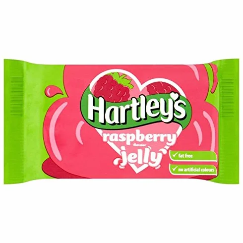 Hartleys Gelatina di lamponi, 135 g x 12