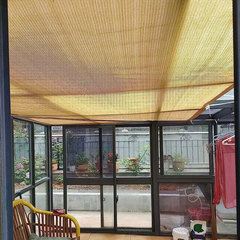 Beige 90% Rete Telo Ombra, 2x2m 3x4m 4x6m 5x5m 6x12m 7x8m 9x10m Panno Ombreggiante Resistente Ai Raggi UV Vela Ombreggiante, Tenda Da Sole Privacy Con Occhielli (Size : 2x3m(6.6x10ft))