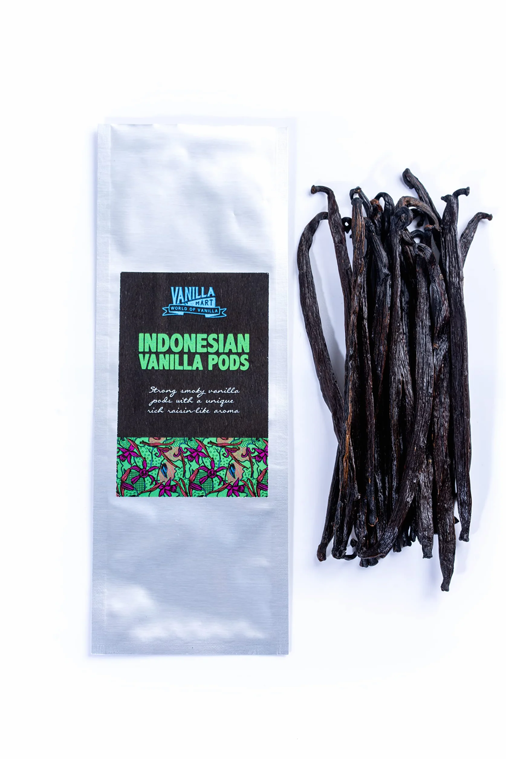 Vanilla Mart, 50 baccelli di vaniglia indonesiani di grado A