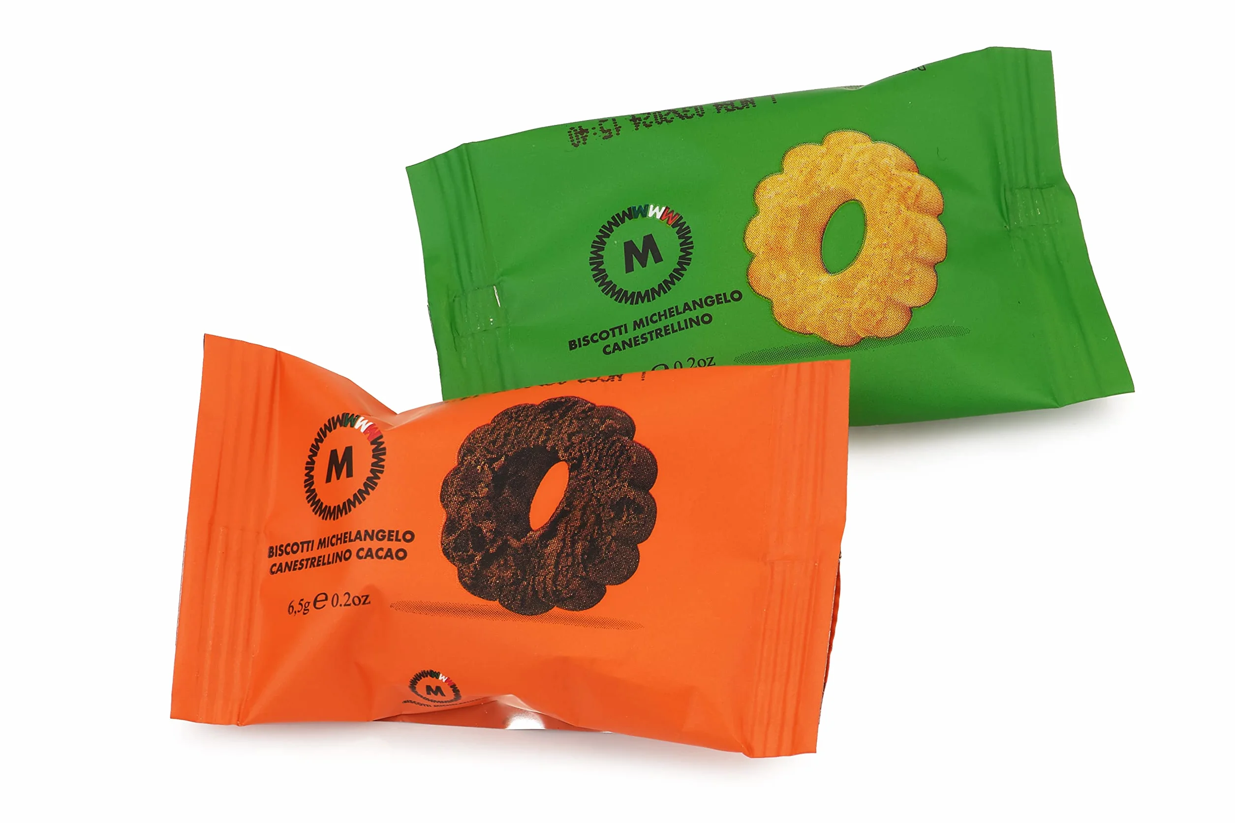 BISCOTTI MICHELANGELO - Biscotti Monoporzione Assortiti in 2 Varietà, 150 Pezzi, Imballati in Confezione Sicura e Resistente agli Urti