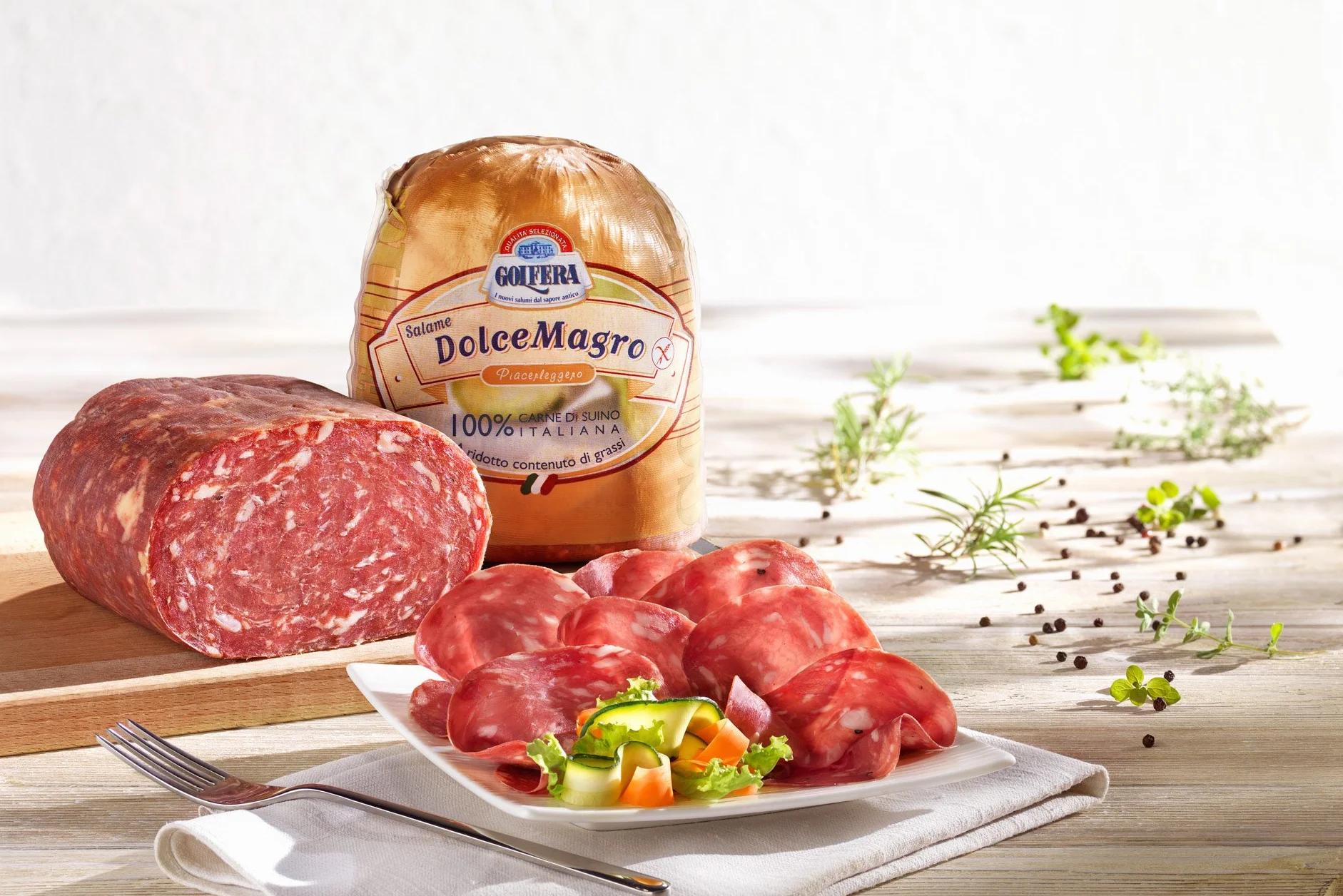 SALAME DOLCEMAGRO GOLFERA Kg. 1,700 CIRCA IL PEZZO