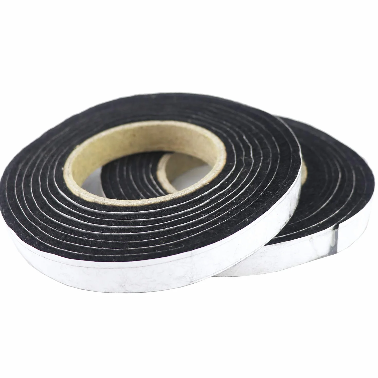 Barbecue autoadesiva a Prova di perdite di Nomex affumicatori Guarnizione/Striscia di Tenuta del Fumo/Guarnizione griglia Resistente al Calore (8,2ft, 1/2 ", 1/8", 2 Pezzi) (Nero)