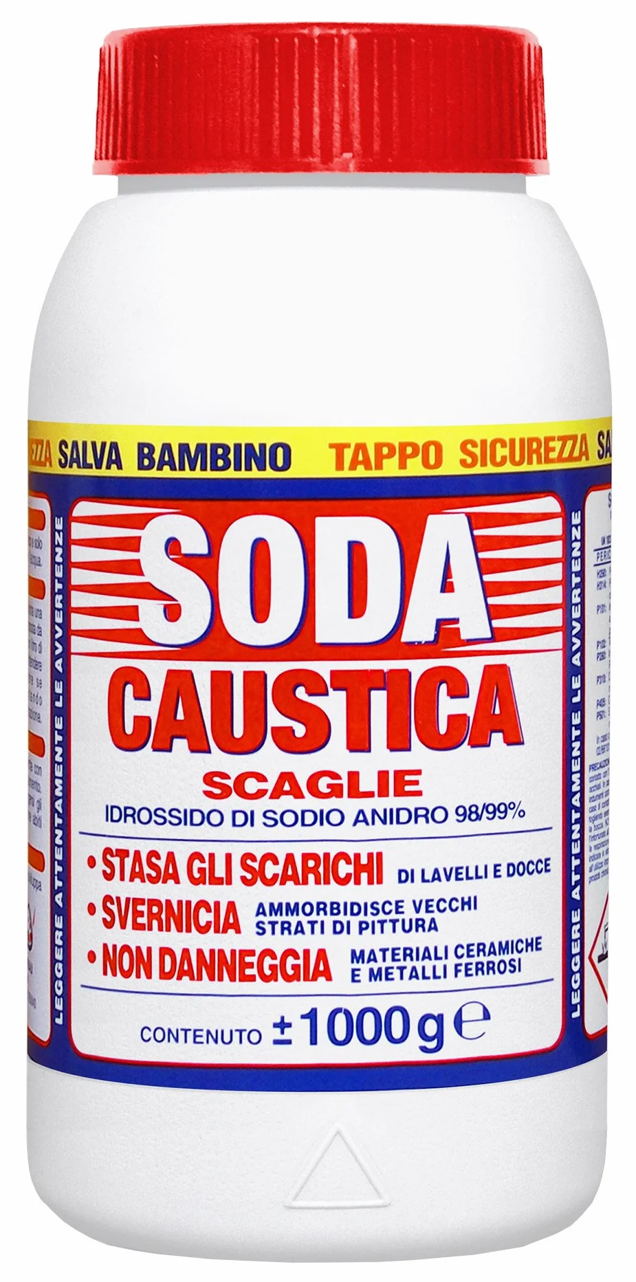12 PZ Di SODA CAUSTICA A SCAGLIE KG.1