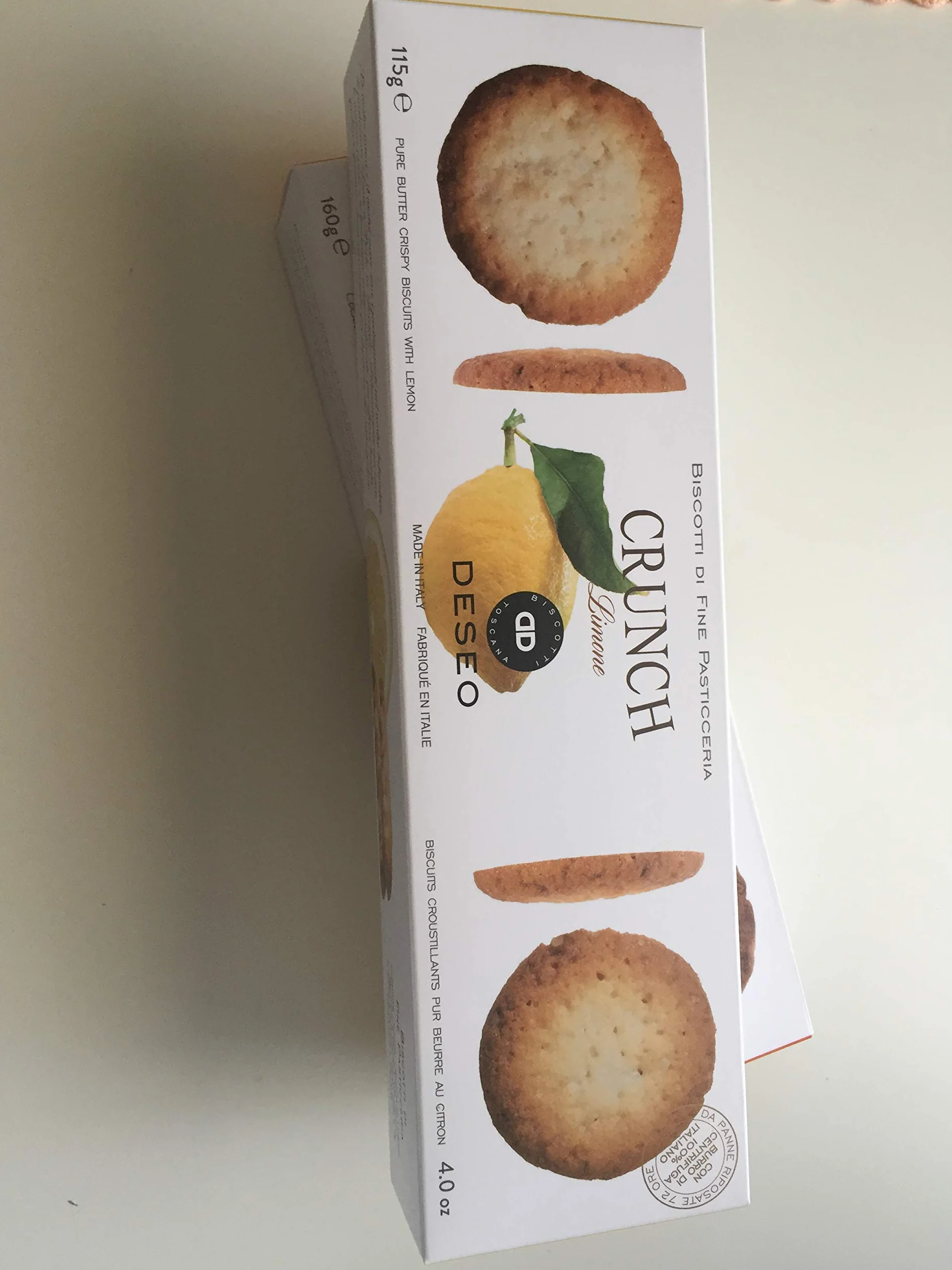 Biscotti Crunch Al Limone