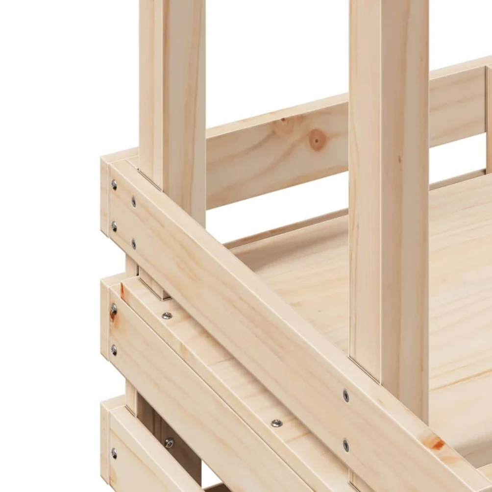 Generico Tavolo Bar da Esterno con Tetto 112,5x57x195,5cm Legno Massello,Mobili da Giardino,Tavoli da giardino-832534