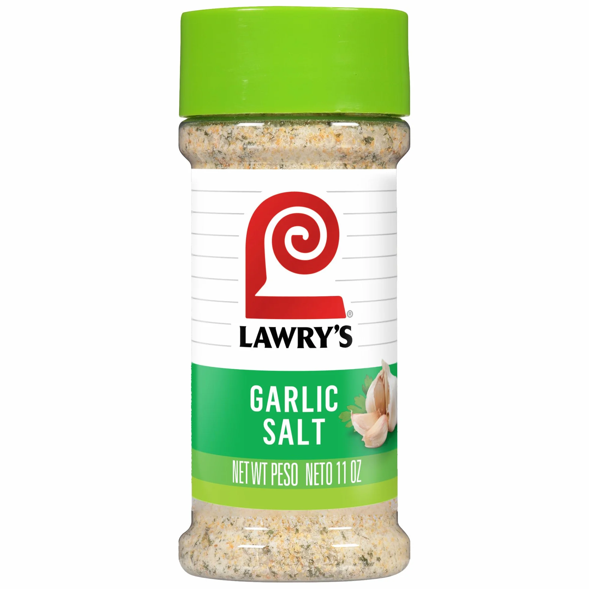 Lawry's Sale all'aglio, macinato grosso con prezzemolo, senza MSG aggiunto, certificato Kosher, sale saporito per pollo, maiale e bistecca, 325 ml
