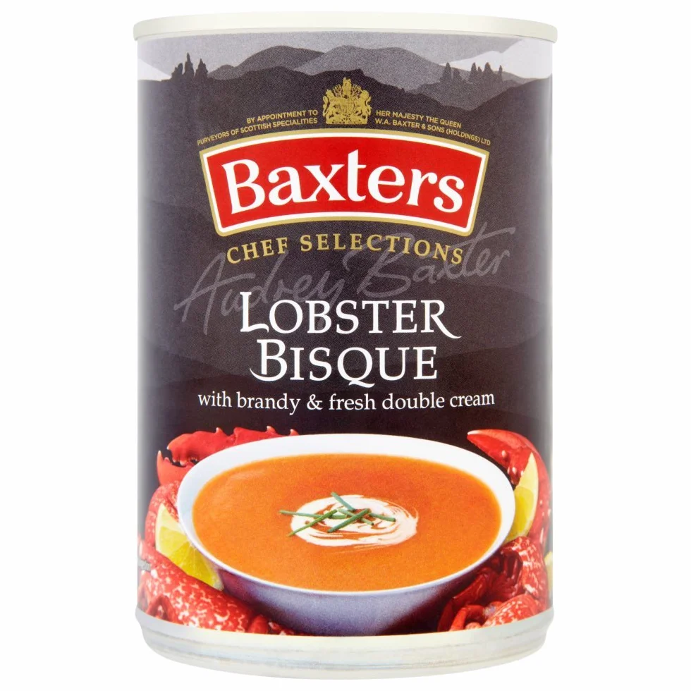 Baxter - Bisque a forma di aragosta di lusso, 400 g x 6