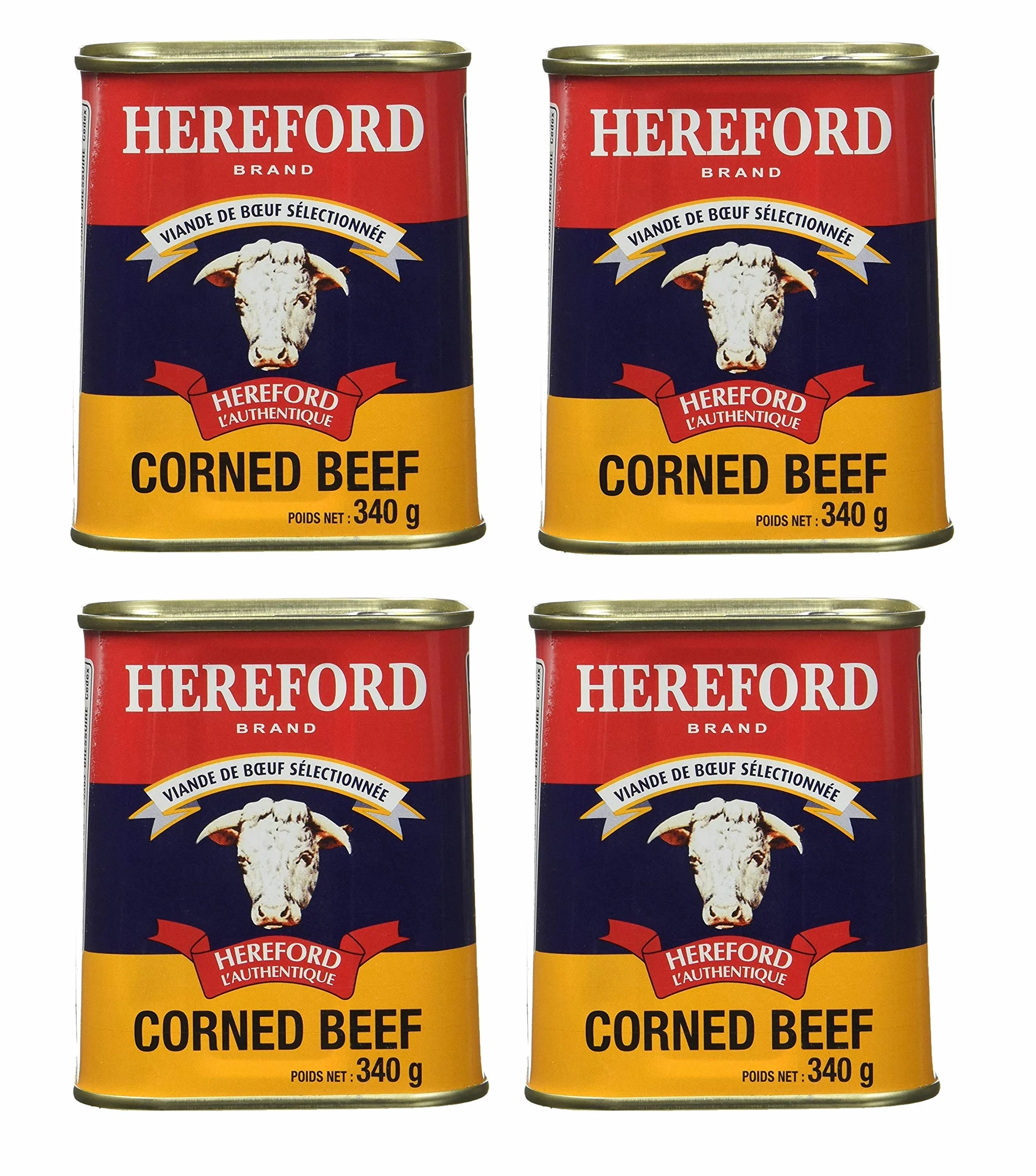 Hereford Corned-Beef 4 x 340g