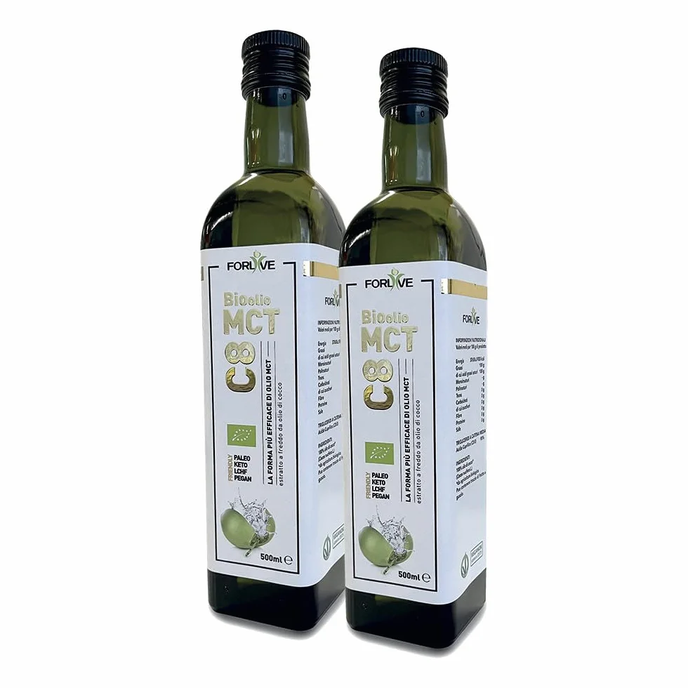 FORLIVE MCT C8 OLIO 500 ML 2 PEZZI CONFEZIONE RISPARMIO