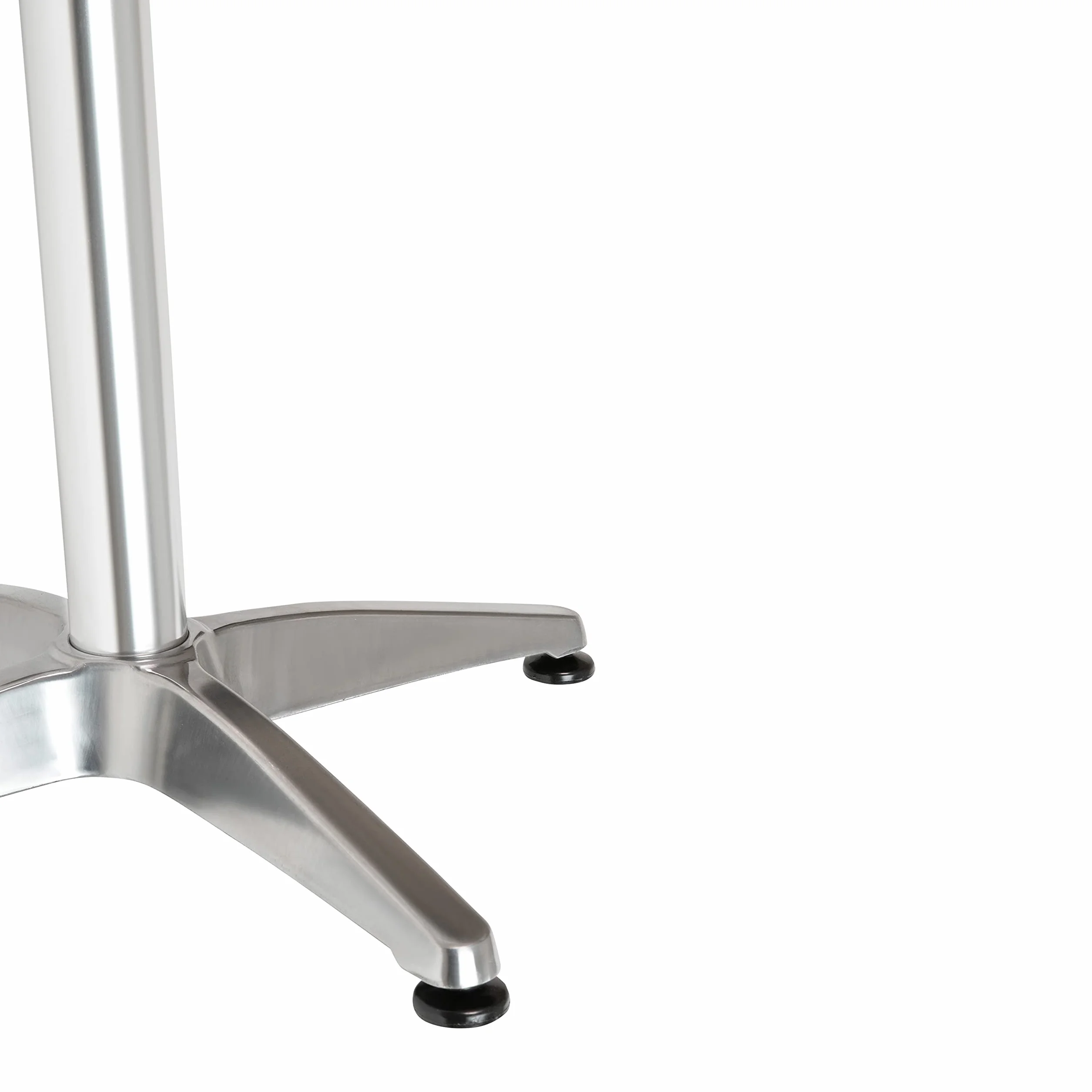 Flash Furniture Mellie - Tavolo da bar in metallo, in alluminio, altezza 60 cm, per interni ed esterni