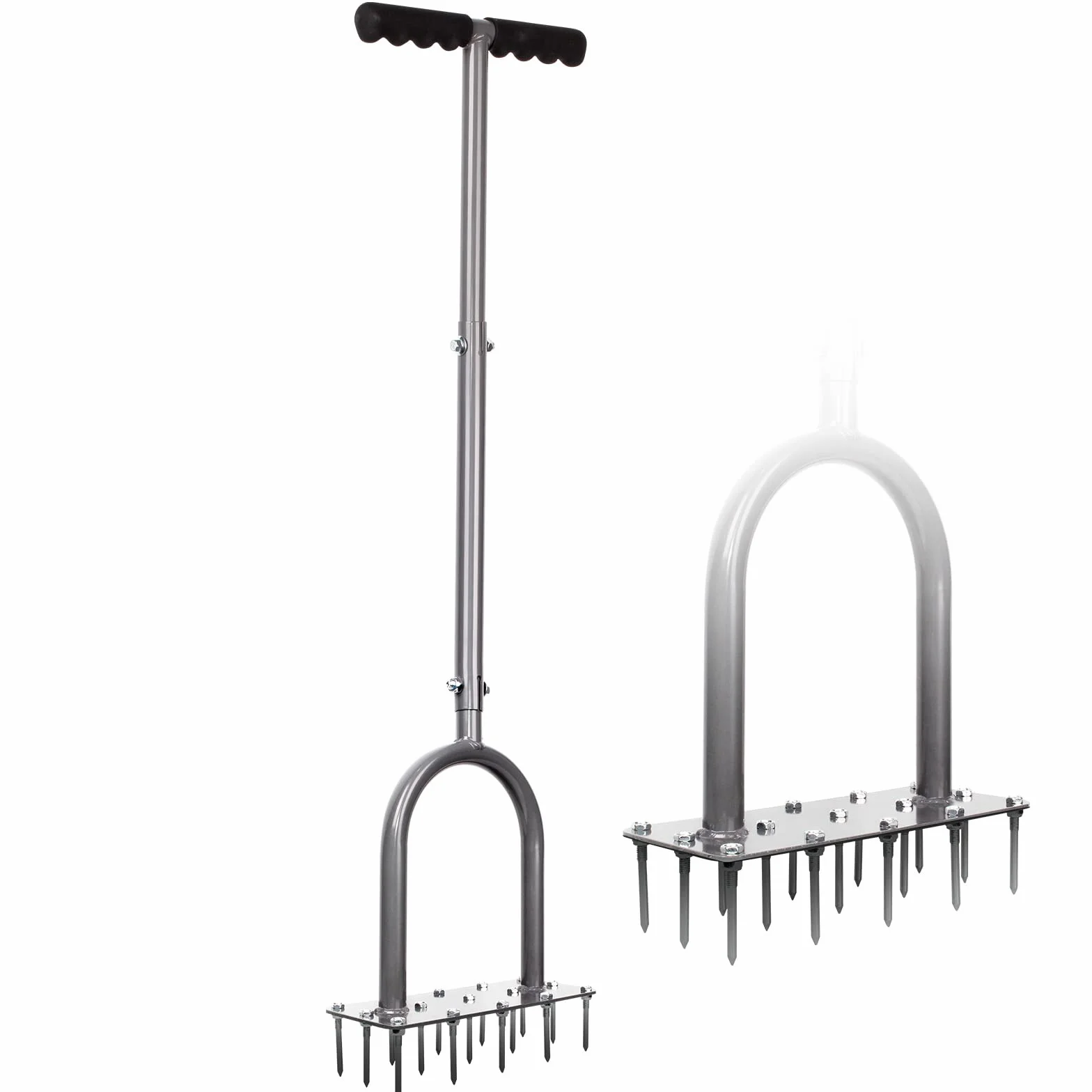 Walensee Aeratore per Prato in Metallo, con 15 Punte in Ferro, aeratore Pre-assemblato per Cortile, aerazione del Prato, Strumento da Giardino, riviva la Salute del Prato, in Attesa di Brevetto