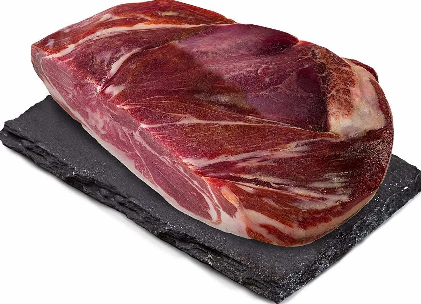 Prosciutto Spagnolo Serrano (Spalla) Disossato Pulito Circa 1 KG - 100% Naturale con Sale Marino del Mediterraneo senza Conservanti o Coloranti