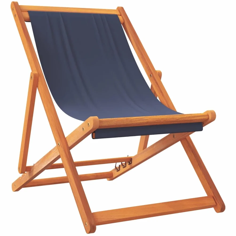 Sedie da Spiaggia Pieghevoli 2 pz in Tessuto Blu,Mobili,Mobili da Giardino,Sedie da Giardino,10.8kg-3214492