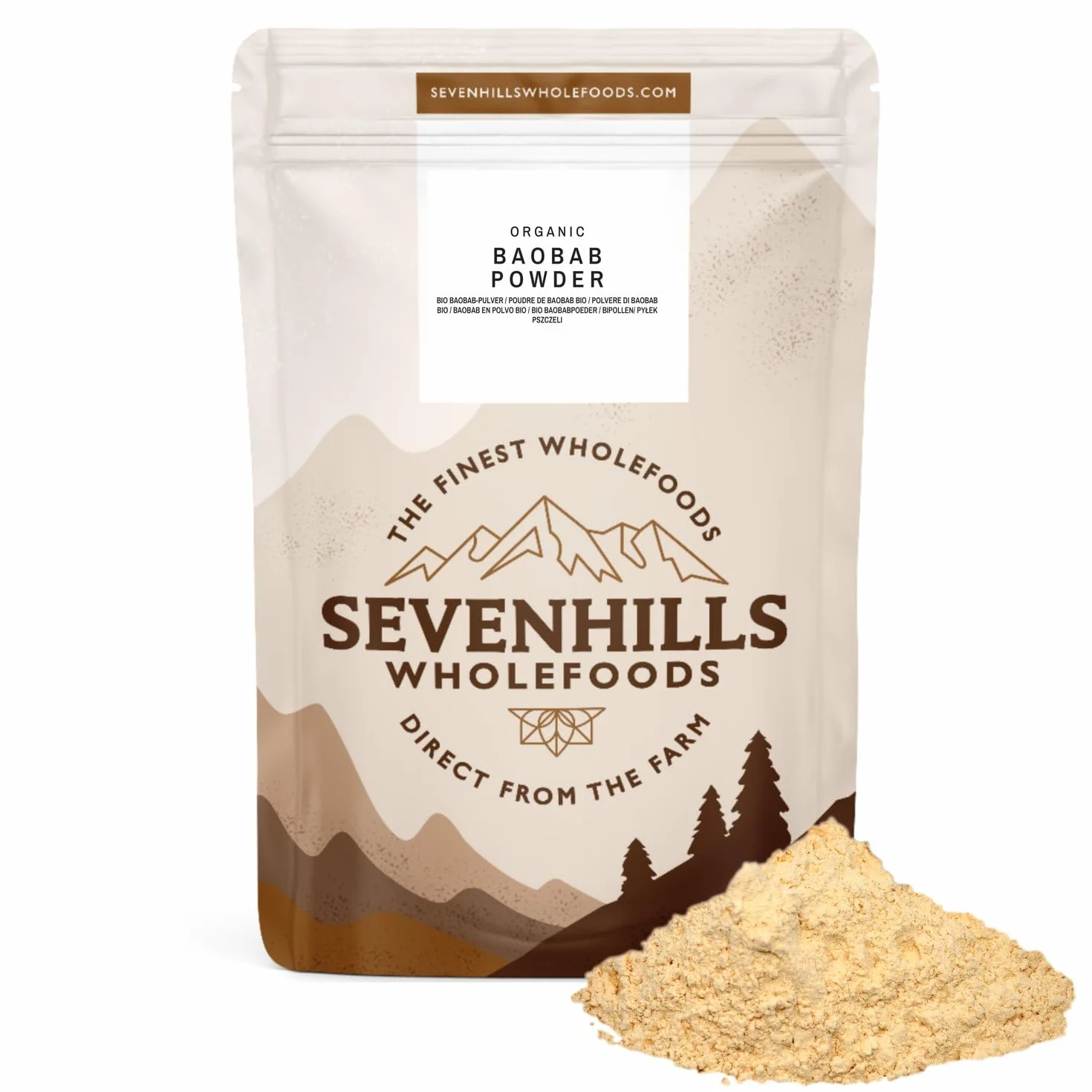Sevenhills Wholefoods Polvere Di Baobab Bio 1kg