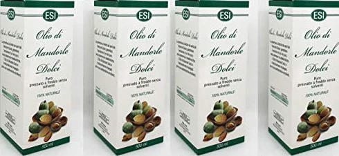 Olio di mandorle dolci 500ml per 4 confezioni