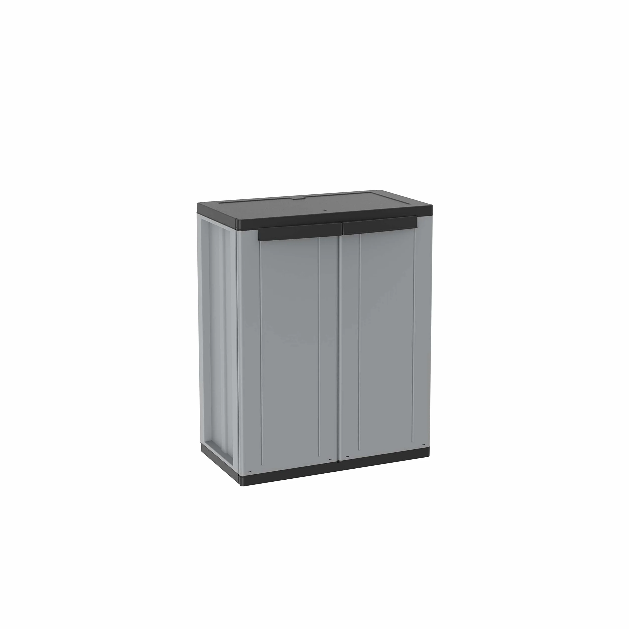 Terry, Jline 68 , Armadietto in Resina con Due Ante, 1 Ripiano Interno, da Interno Esterno. Materiale: Plastica, Dimensioni: 68x37,5x85 cm