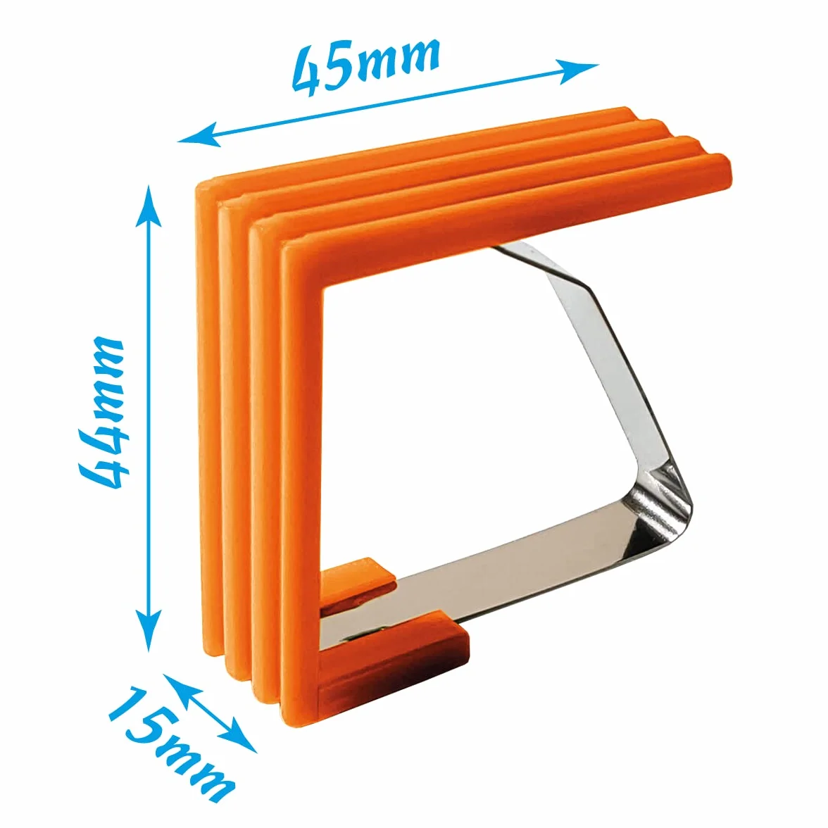 4 PZ Tovaglia Clip in Acciaio, Molla Ferma Tovaglia, Outdoor Picnic Party Ganci Fermatovaglia Morsetti Fermagli per Tavoli all’Aperto Giardino da Esterno Resistenti alle Intemperie (ARANCIO)