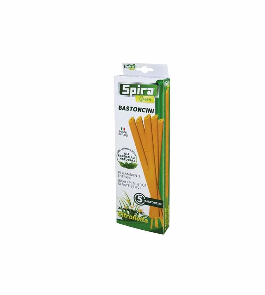 SPIRA 4 BASTONCINI ALLA CITRONELLA GREEN