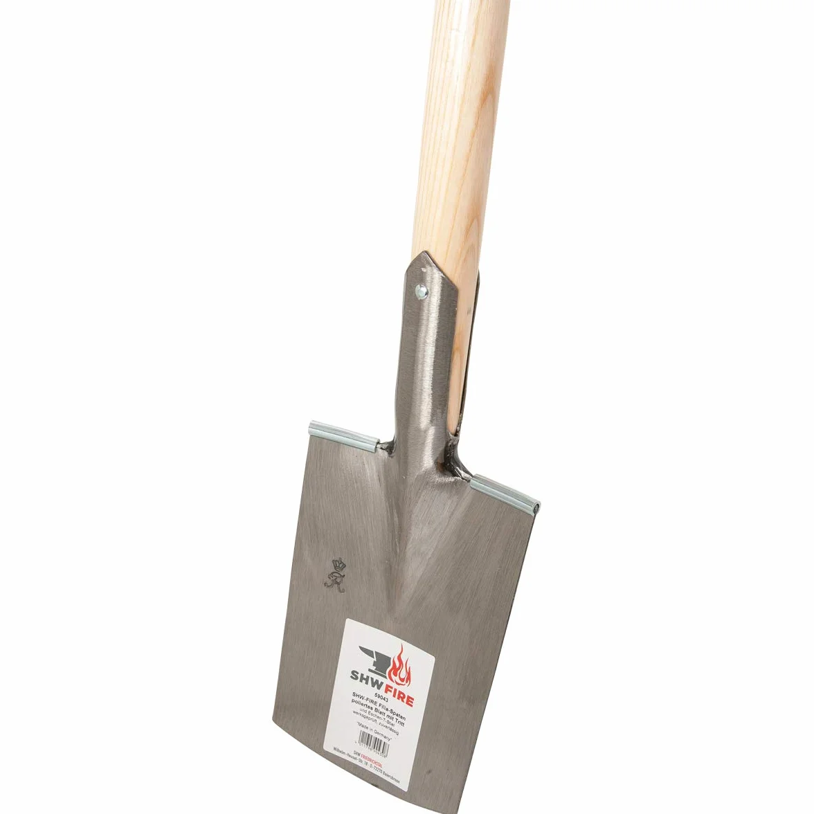 SHW-FIRE - Vanga da giardinaggio, 93 cm, leggera e stabile, manico a T