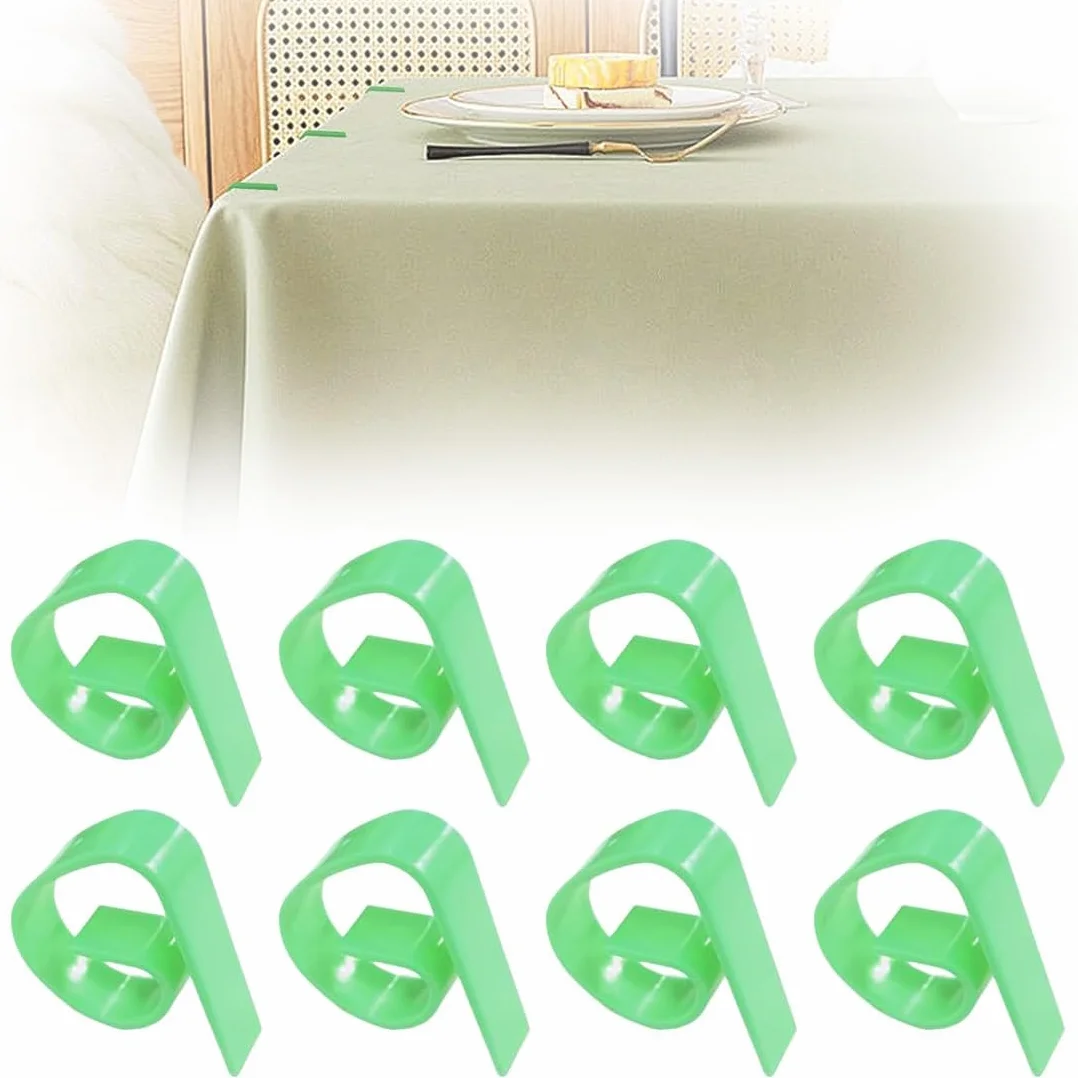 8 Pezzi Ferma Tovaglia da Esterno, Clip Fermatovaglia, Ferma Tovaglia Plastica, Ferma Tovaglia, Ferma Tavolo, Ferma Tovaglia da Tavola, Fermatovaglia, Tovaglia Clip in Plastica