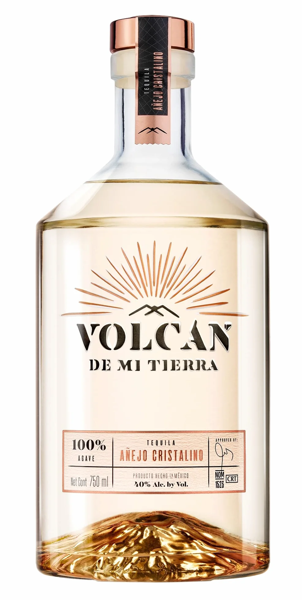 Tequila Volcàn de mi Tierra Anejo Cristalino da 70 cl 40% 100% agave