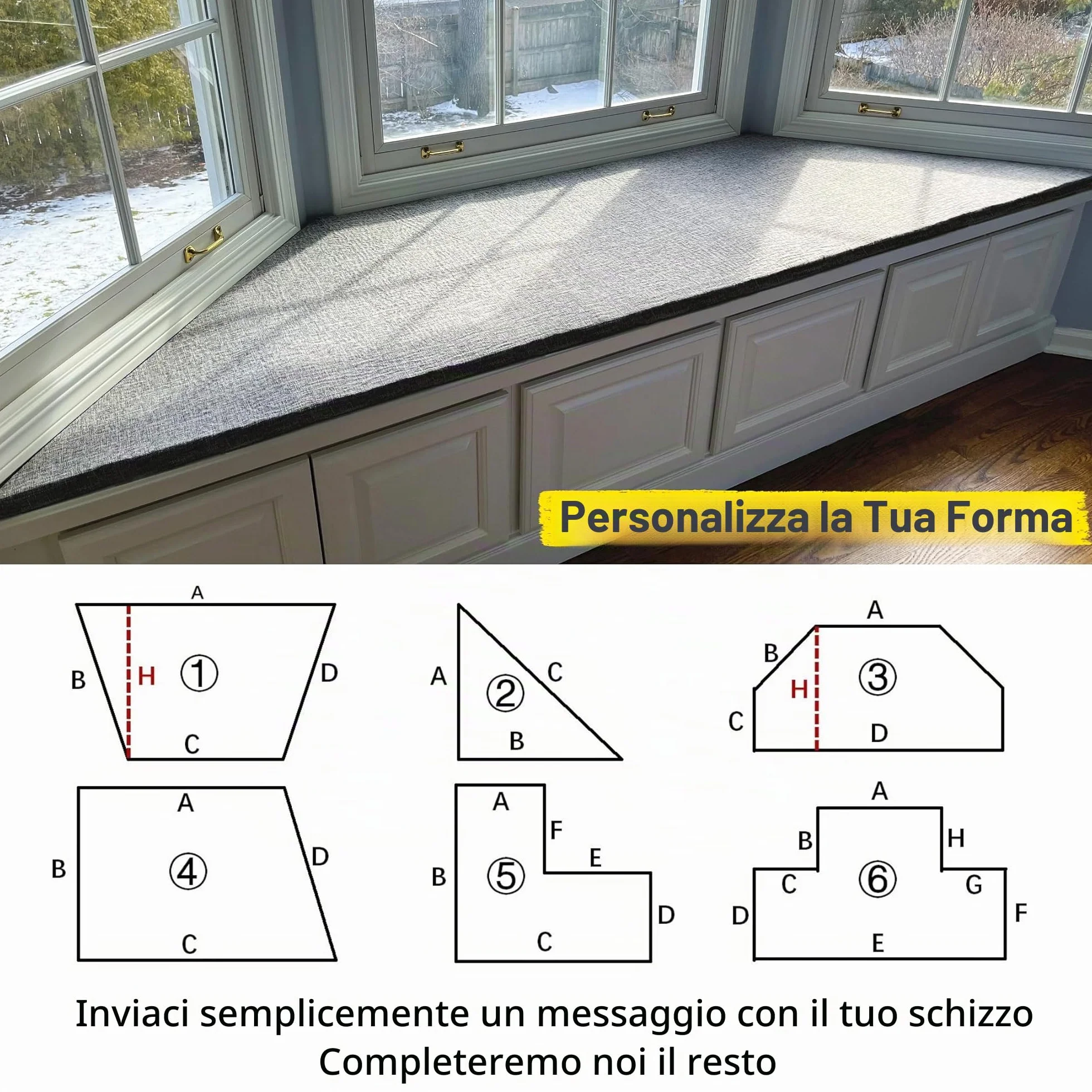 Federe Personalizzate per Cuscini con Cerniera per Interno/Esterno, Taglio su Misura, Rivestimento Impermeabile per Cuscino di Ricambio, Fodera Protettiva Antiscivolo per Sedile di Divano, Poltrona