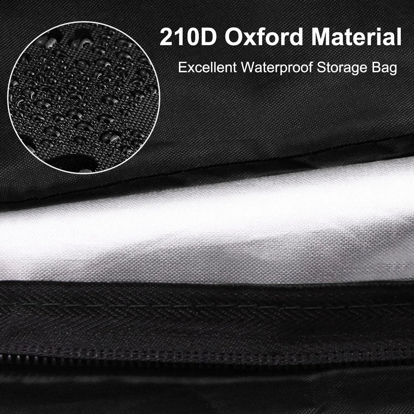 Borsa Albero di Natale,Sacco per Albero di Natale con Maniglia Tessuto Oxford Resistente,Impermeabile, Anti UV,Borsa per Cuscini da Giardino (130 x 32 x 55 cm -1PCS)