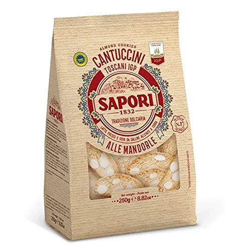 Sapori Cantuccini Toscani alle Mandorle 600 Gr - Offerta 6 Pezzi