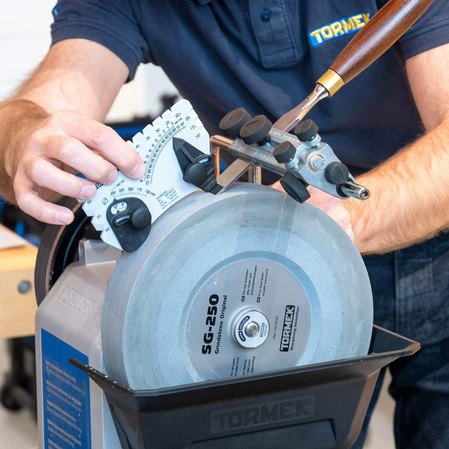 Tormek SE-77 - Levigatrice per taglio dritto, come ferri da stiro