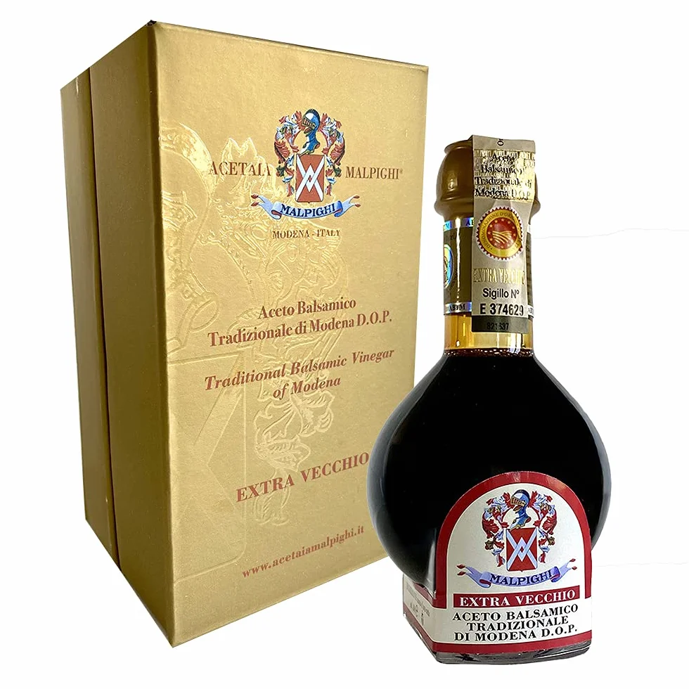 Kit: Aceto Balsamico Tradizionale di Modena Dop invecchiato 25 anni (100ml)+ Tappo dosatore + Ricettario