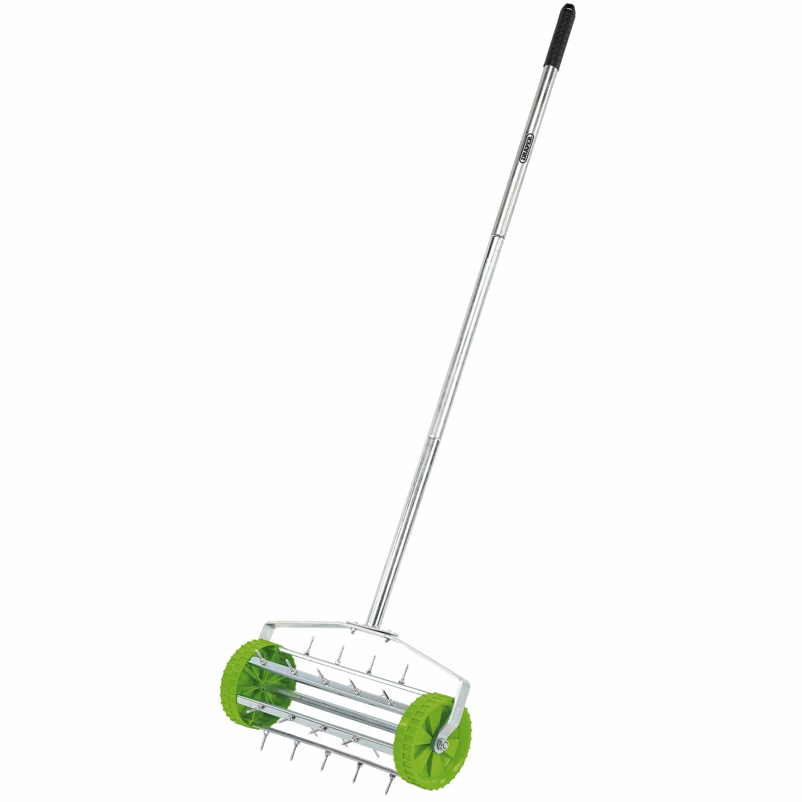 Draper Aeratore rotabile per prato con tamburo chiodato da 450 mm — 83983 — per aerazione dell'erba da giardino con denti da 33 mm, 1 pezzo